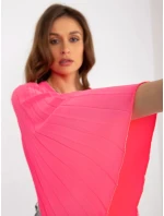 Blúzka DHJ BZ 16503.30X fluo ružová Blúzka DHJ BZ 16503.30X fluo ružová
