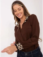 MI košeľa KS 4225.35 hnedá