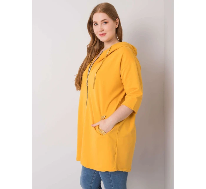 Mikina RV BL 6863.59P tmavo žltá