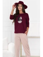 model 21292644 BLOUSE - OFF PINK