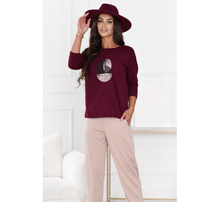 model 21292644 BLOUSE - OFF PINK