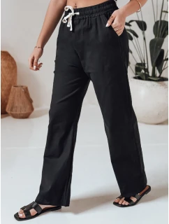 Dámské ležérní kalhoty s širokými nohavicemi DAY black Dstreet model 21987288 - FashionStreet