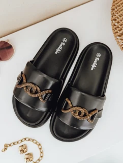 BLACKKISS dámske žabky čierne FashionStreet ZY0994