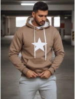 Pánska ťavia mikina s kapucňou FashionStreet BX5931
