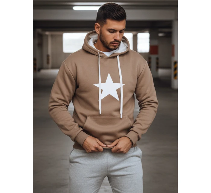 Pánska ťavia mikina s kapucňou FashionStreet BX5931