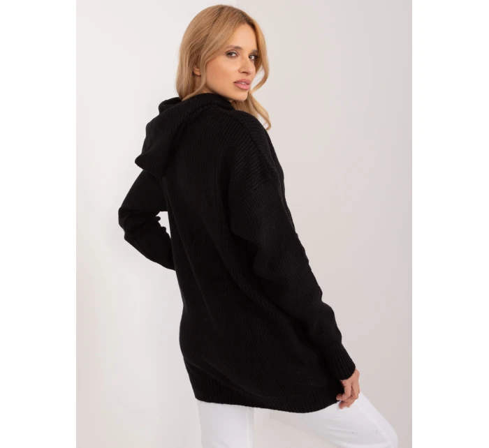 Sweter BA SW model 19709046 czarny - FPrice Sweter BA SW model 19709046 czarny - FPrice