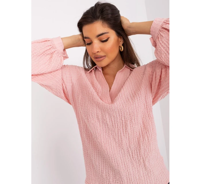 Koszula LK KS model 19005856 jasny różowy - FPrice