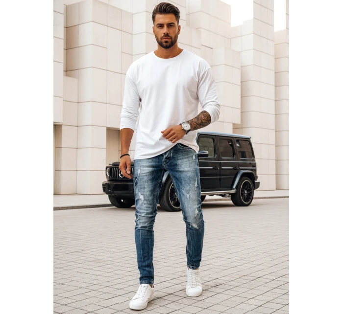 Pánské tmavě modré džínové kalhoty Dstreet model 21968996 - FashionStreet