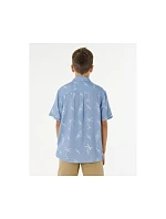 Chlapčenská košeľa RIP CURL Eternal Shred Ss Shirt-Boy, modrá