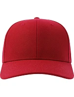 Atlantis Headwear Beat-S 6-panelová čiapka s kšiltom 33.0238 červená Atlantis Headwear Beat-S 6-panelová čiapka s kšiltom 33.0238 červená