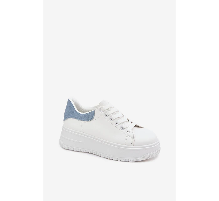 Dámské tenisky na platformě z umělé kůže model 22107415 - Boto