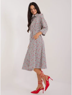 Šaty LK SK 509673 1.41X biela a čierna