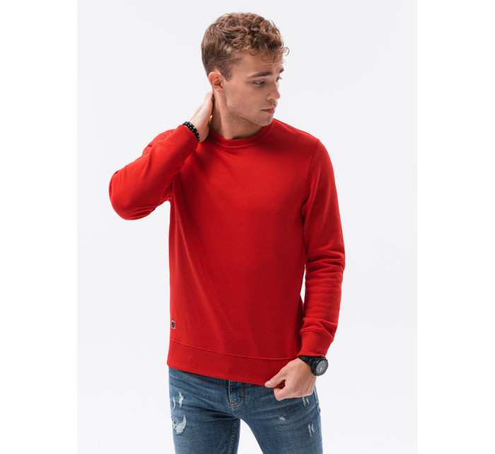 Pánská mikina Sweatshirt model 17256446 Červená - Ombre
