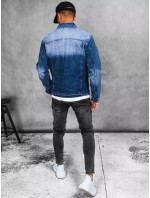 Pánska modrá džínsová bunda Dstreet TX4368