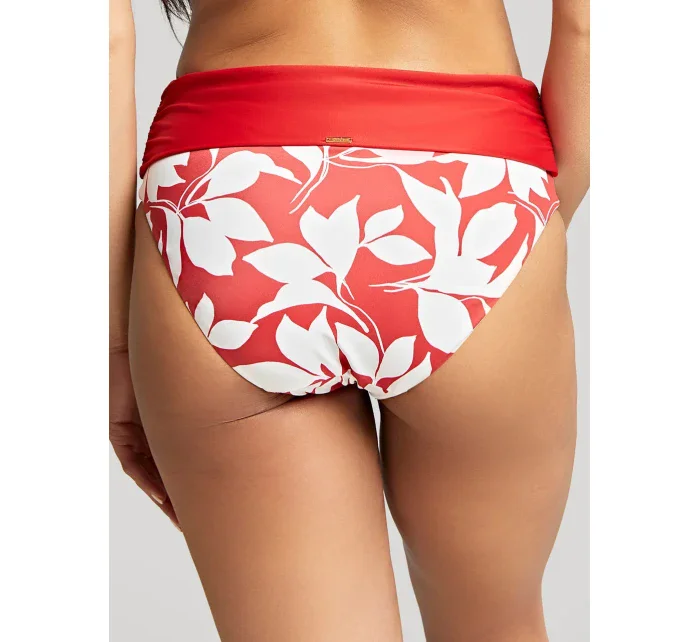 Dámský spodní díl plavek  Červená s bílou  model 18794625 - Panache