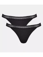 sloggi GO Ribbed R Tanga C2P - BLACK - SLOGGI BLACK - SLOGGI