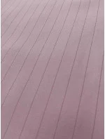 Dámske pruhované nohavice so širokými nohavicami, púdrovo ružová (18629)