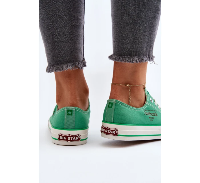 Damskie Trampki Big Star NN274240 Zielone