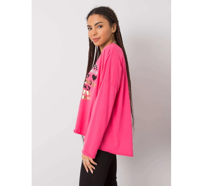 Blúzka DHJ BZ 21103.06P tmavo ružová