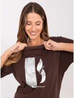 Blúzka RV BZ A820.27P tmavohnedá Blúzka RV BZ A820.27P tmavohnedá