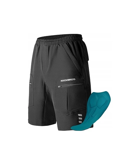 pánské cyklistické kraťasy model 22404125 2XL - Rockbros pánské cyklistické kraťasy model 22404125 2XL - Rockbros