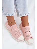 Dámské Nízké Tenisky Růžové Big Star model 22100959 - Big Star Shoes