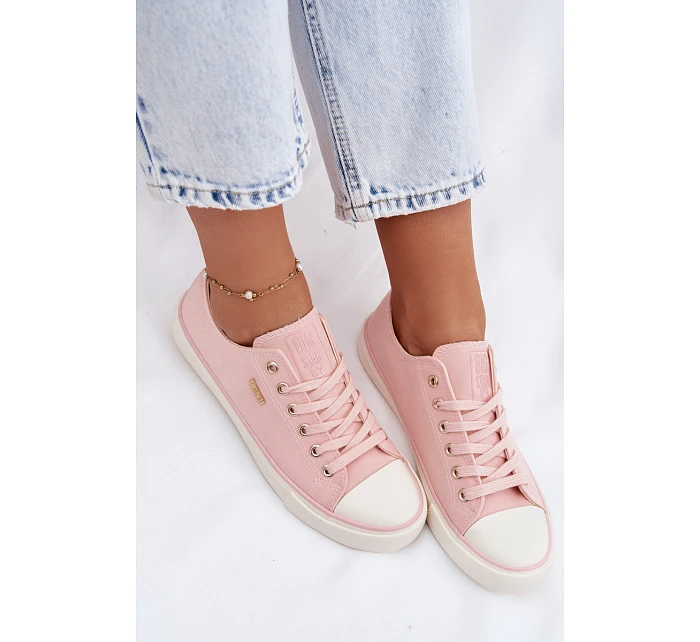 Dámské Nízké Tenisky Růžové Big Star model 22100959 - Big Star Shoes