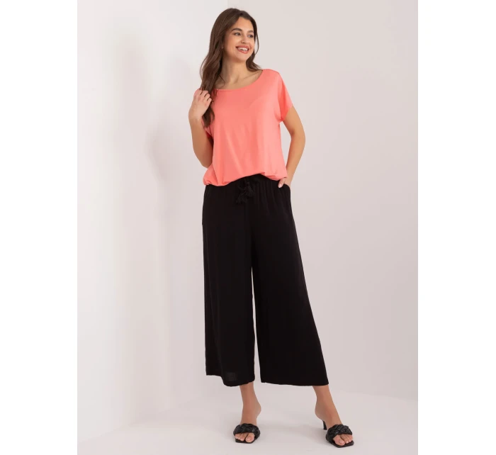 Spodnie model 19506417 czarny - FPrice Spodnie model 19506417 czarny - FPrice
