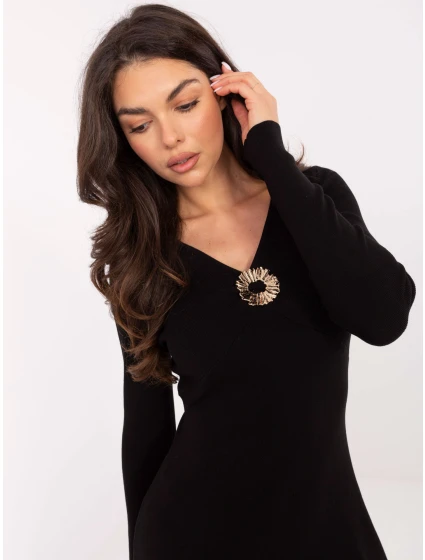 PM SK šaty DF61033.58 čierne PM SK šaty DF61033.58 čierne