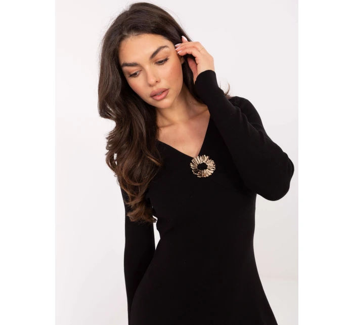 PM SK šaty DF61033.58 čierne PM SK šaty DF61033.58 čierne