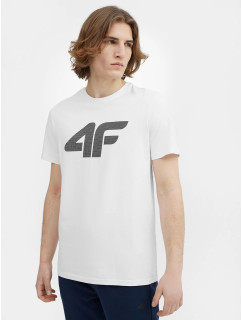 Pánske tričko 4FSS23TTSHM537-10S biele - 4F