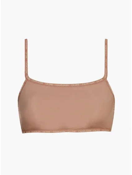 Nevystužená braletka 2pack QD3806E 7NS béžová - Calvin Klein