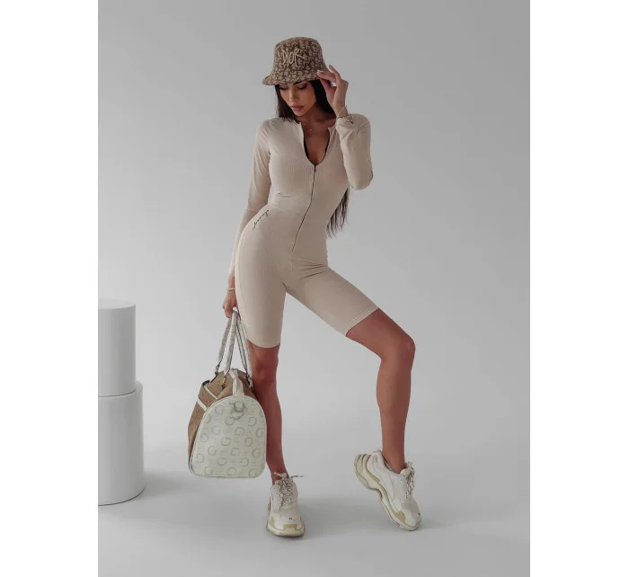 Dámský overal model 18503368 béžový - Ola Voga Dámský overal model 18503368 béžový - Ola Voga
