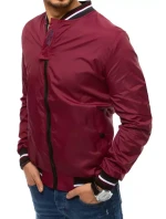 Pánská přechodná bunda bordó Dstreet model 21962868 - FashionStreet