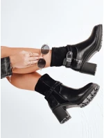 Dámské boty na podpatku černé Dstreet model 21981414 - FashionStreet