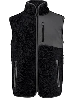 Fleece Vest Men Pánská fleecová vesta Sherpa "TwoTone" black model 22453573 - James Harvest