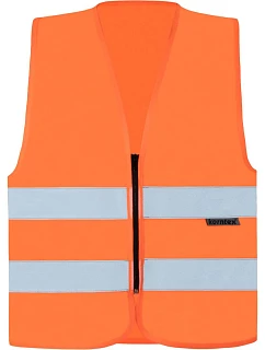 – Bezpečnostní vesta se zipem orange model 22503521 - Korntex