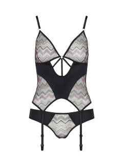 Korzet Casmir Lagerta farba:čierna