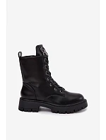Dámské zateplené workery s ozdobou na Černé model 22366378 - Boto