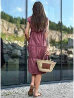 TW SK 2206 šaty.04P tmavo ružová