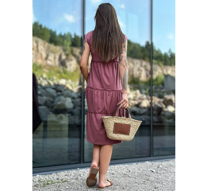 TW SK 2206 šaty.04P tmavo ružová