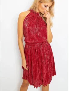 Dámske skladané šaty 1407 - FPrice