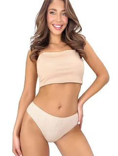 Dámske nohavičky typu brazilky 270, béžové – Donna