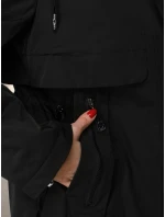 Dámska prechodná bunda parka čierna FashionStreet TY5554