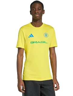 Pánske tričko adidas Brazil 26 Jersey yellow KH2307
