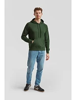 Fruit of the Loom Lightweight Hooded Sweat Pánska mikina s kapucňou a raglánovými rukávmi 16.2140 heather grey