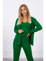 Súprava svetrov 3-dielna zelená