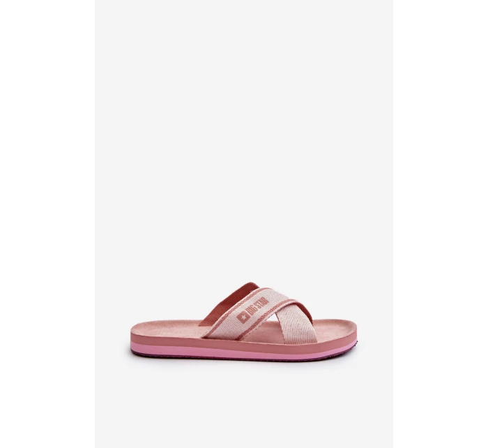 Dámské žabky Big Star model 21652733 Růžové - Big Star Shoes