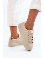 Dámské Tenisky Big Star model 21653877 Beige - Big Star Shoes