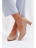 Lodičky na podpatku Vinceza béžové Lodičky na podpatku Vinceza béžové